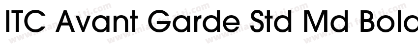 ITC Avant Garde Std Md Bold字体转换